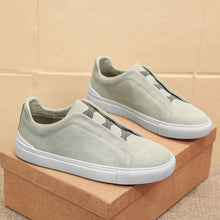 Men's Slip-On Suede Sneakers