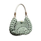 Handwoven Wool Fish Pattern Shoulder Bag