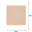 Nonwoven Square Skin Tone 9.8x10cm