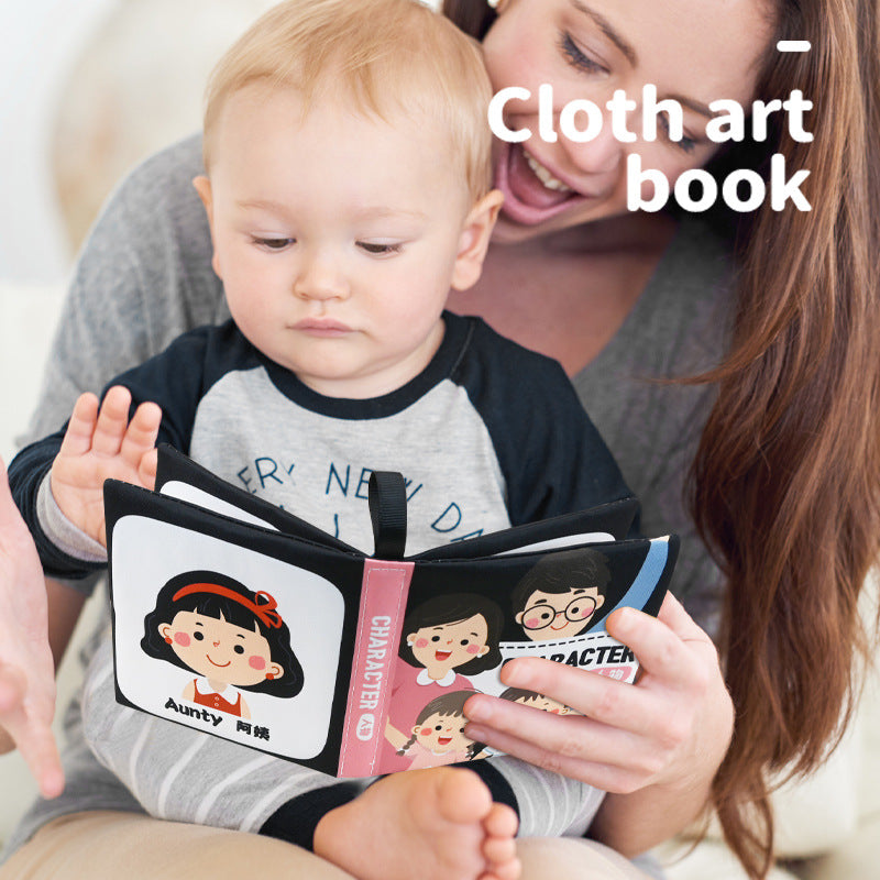 Tear-Resistant Baby Cloth Books Set | lifestyle in use scene