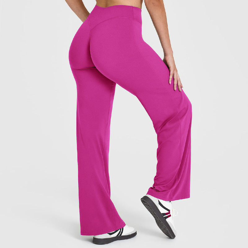 High Waist Loose Yoga Pants | product flat lay overview