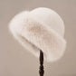 Winter Warm Imitation Fur Bucket Hat | in use scenario daily moment