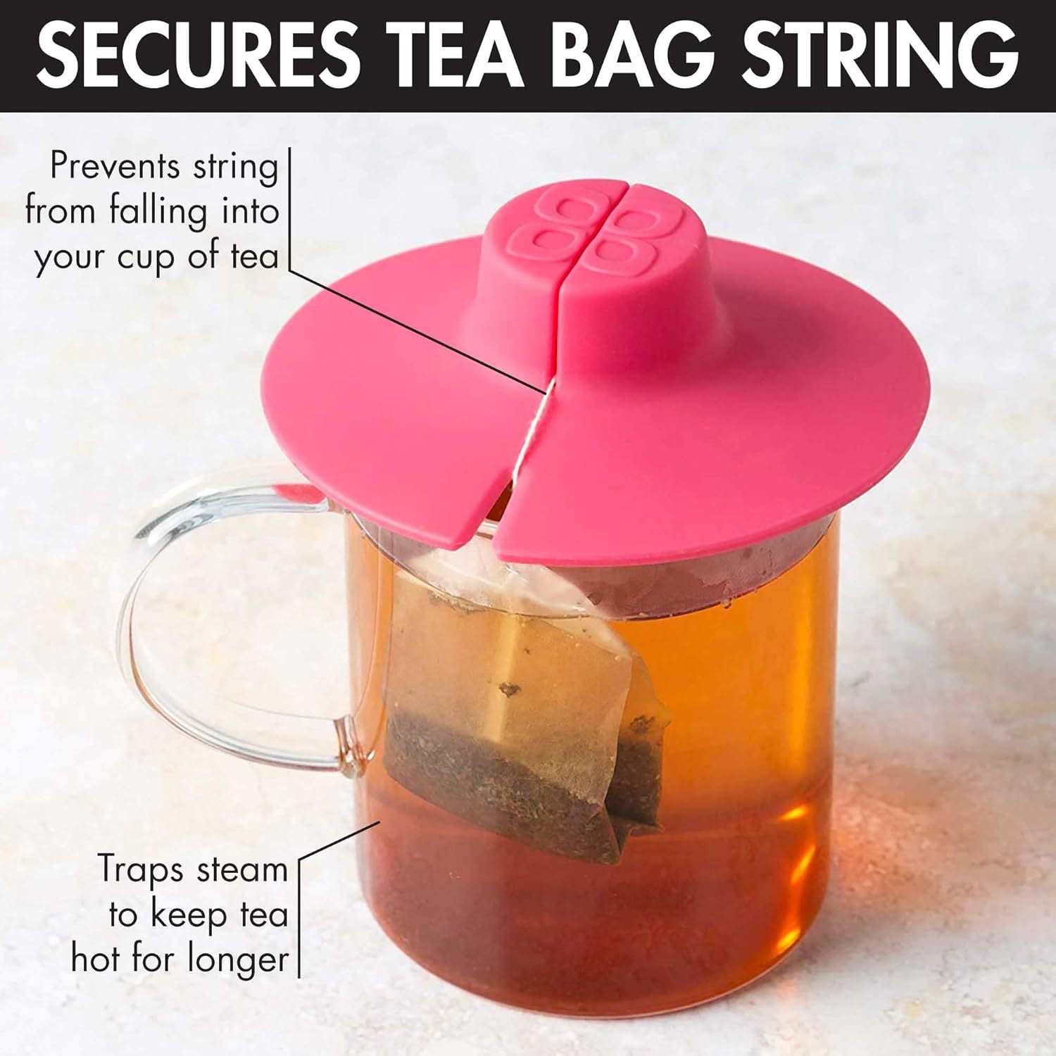 Silicone Tea Bag Holder | detail close up