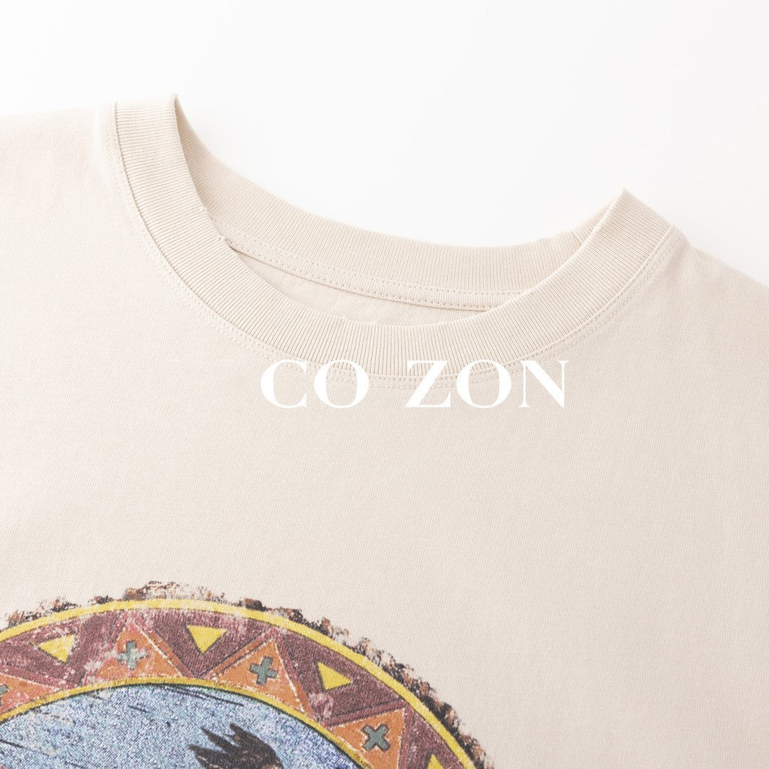 Casual Cotton Animal Print Dress