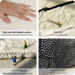 Seasonal 3D print plush decorative floor mat shown in a styled cozy home corner
