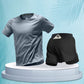 Men's Quick-Dry Running Set | edge to edge detail