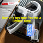 White adjustable grip strength trainer with a blue backlit digital rep counter