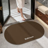 Sujing Dark Brown Oval / 50x80cm | 20x31 in