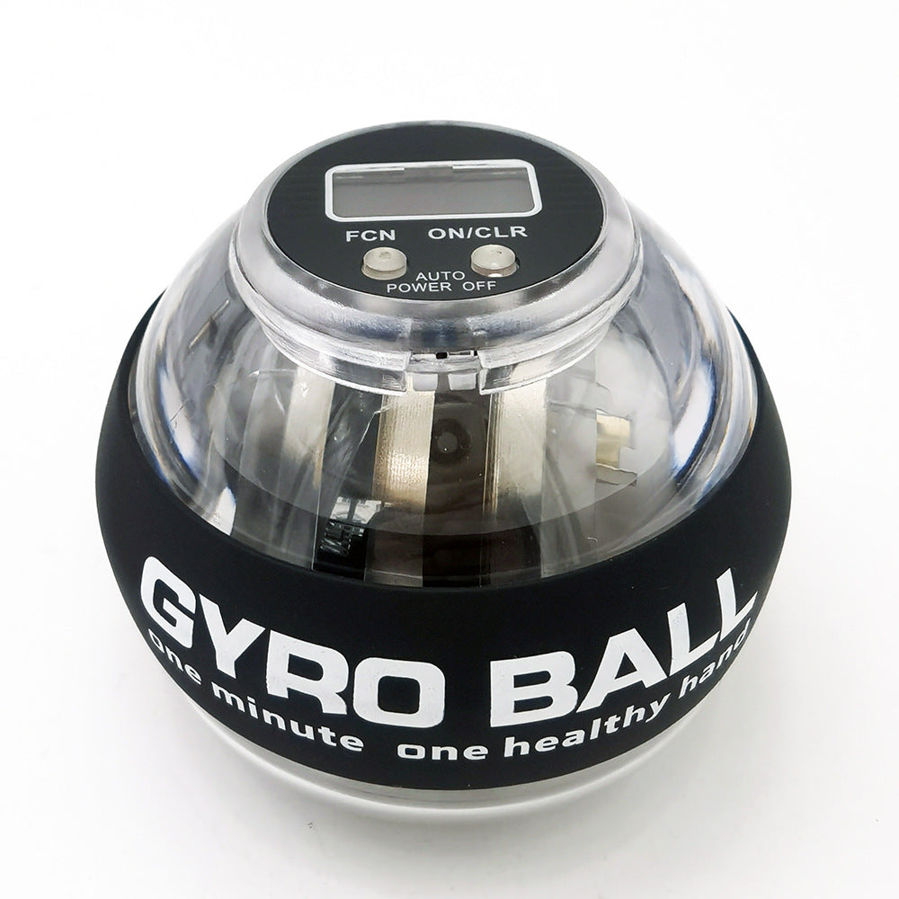 Close view of the wrist strength ball counter