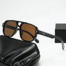 Black Frame Brown Lens