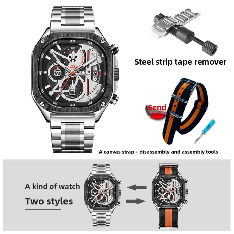 Square Watch | packaging and includes overview
