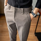 Men's Wool Blend Business Casual Trousers