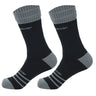 Black Triple Gray Stripe / M 40-42