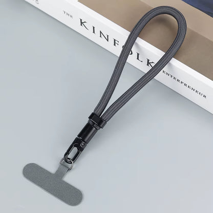 Universal Adjustable Mobile Phone Lanyard Short Wrist Strap with Self-Locking Anti-Drop Design Durable Polyester Phone Strap