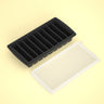 9 Cavities Strip Tray, Black