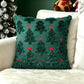 Plush carved cushion cover with a raised bow pattern worked into the plush surface, view 25