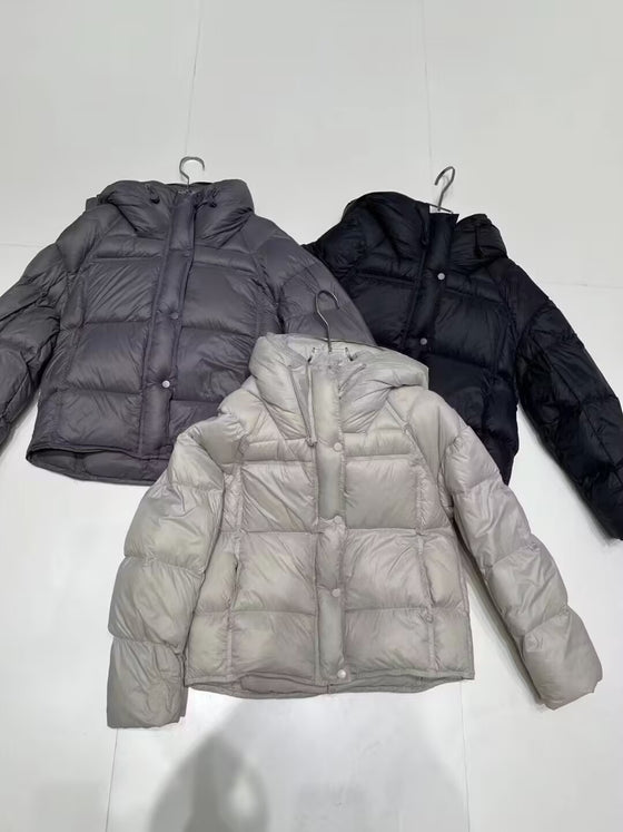 Hooded Loose Fit Down Puffer Jacket for Women