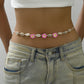 Beach style waist body chain from this design range, worn low across the bare waist