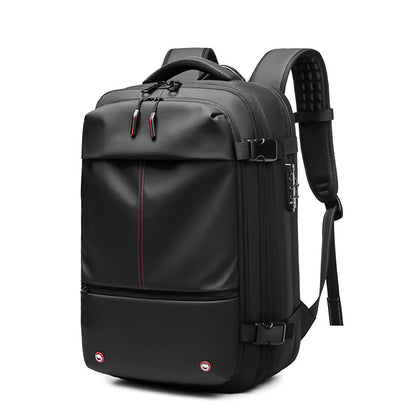 Vacuum Travel Backpack | padded shoulder strap back panel
