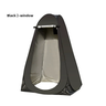 Black / 1.5m 3Window WindproofSkirt ShowerMount | 150 cm / 59 in