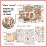 Ideal residence with positioning line / Stickers*3 scene card*1
