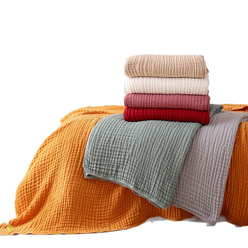 Breathable Cotton Gauze Bed Cover | lifestyle in use scene