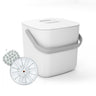 White with Wash Bucket