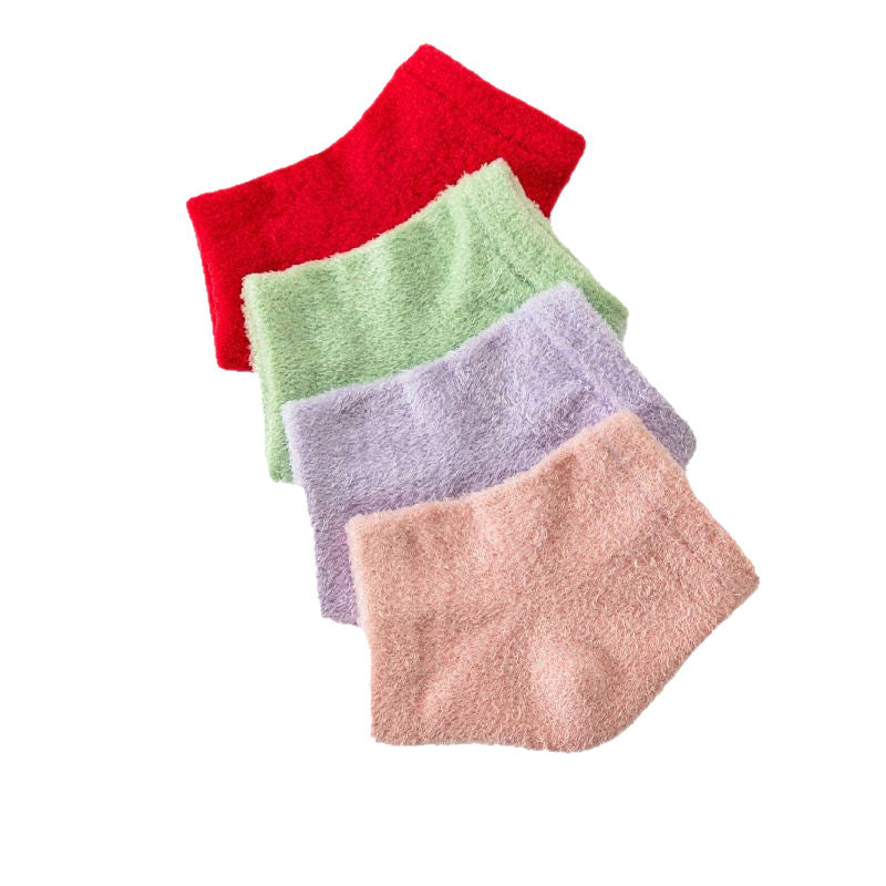Feather Yarn Whitening Spa Heel Socks