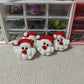 Handmade wool crocheted Santa Claus pendant cute bag hanging