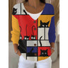 Color Block Cats / L | US 10 / EU 42