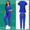 Women’s Medical Scrubs Set – Beauty Spa, Veterinary, Dental & Clinic Work Uniform, Unisex Nurse Apparel - 42109-Royal Blue