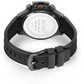 MEGIR sports quartz watch black silicone strap large numerals and sub dials
