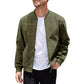 Mens Suede Aviator Jacket