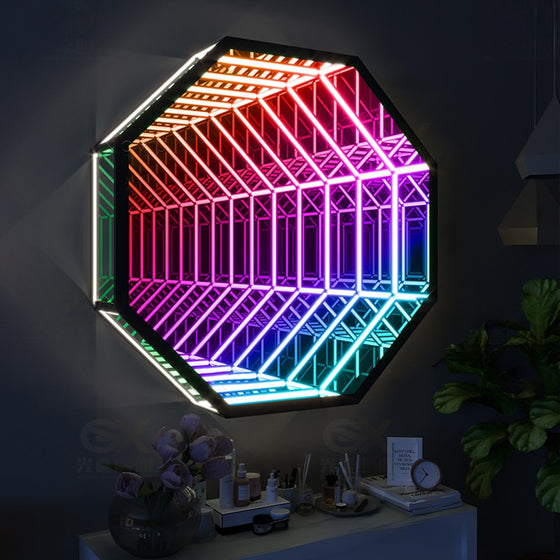 Infinity Mirror LED Wall Lamp