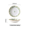 Green Bud 5.75-inch round dish