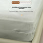 Bed sheet holder pinning a fitted sheet corner flat on a mattress