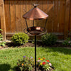 Bird Feeder with Roof - Copper