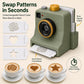 Latte Coffee Printing Art Camera