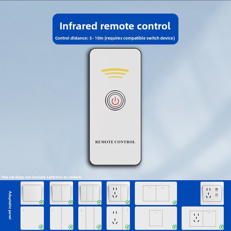 Wireless light switch kit with host and multiple handheld remotes