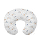 U-shaped pillowcase with tiny tan and gray bears on white, option Little Bears Pillowcase