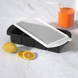 4 rows Round Ice Tray Black