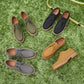Men's Leather Derby Shoes | close up material texture