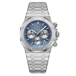 Quartz watch shown next to a hand for size and case scale reference