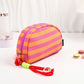 Canvas Striped Toiletry Bag