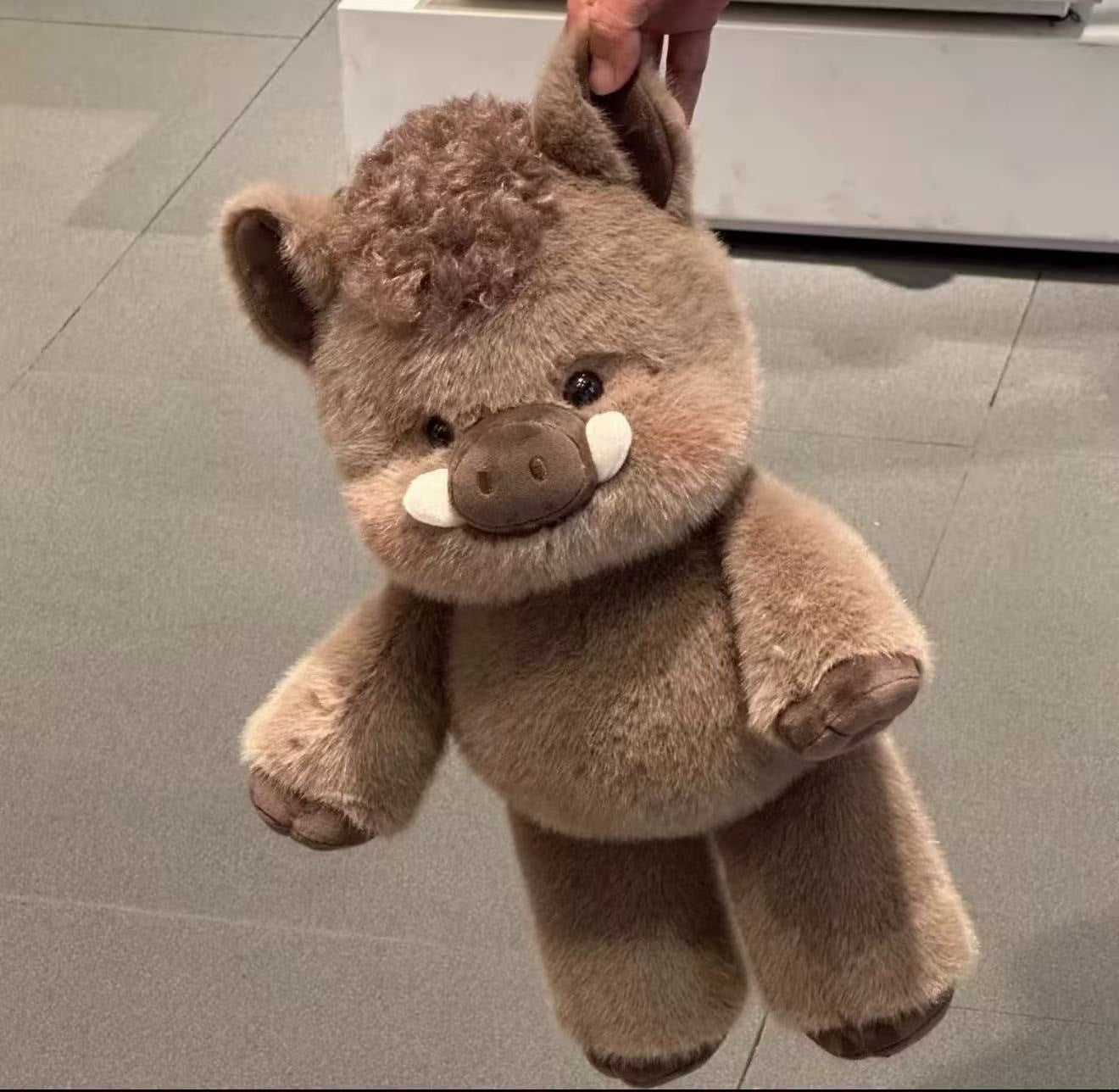 Soft Plush Animal Toy | angled lifestyle styling shot