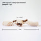Textured plush pet toy with a built in squeaker, shown on a white studio background