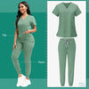 Women’s Medical Scrubs Set – Beauty Spa, Veterinary, Dental & Clinic Work Uniform, Unisex Nurse Apparel - 42109-Mint Green