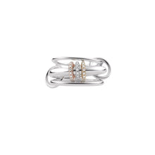 Linked Stacked Band Ring