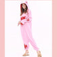 Black and white fleece onesie pajamas