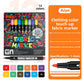 36-Color Fabric Markers, Washable & Waterproof for Clothes